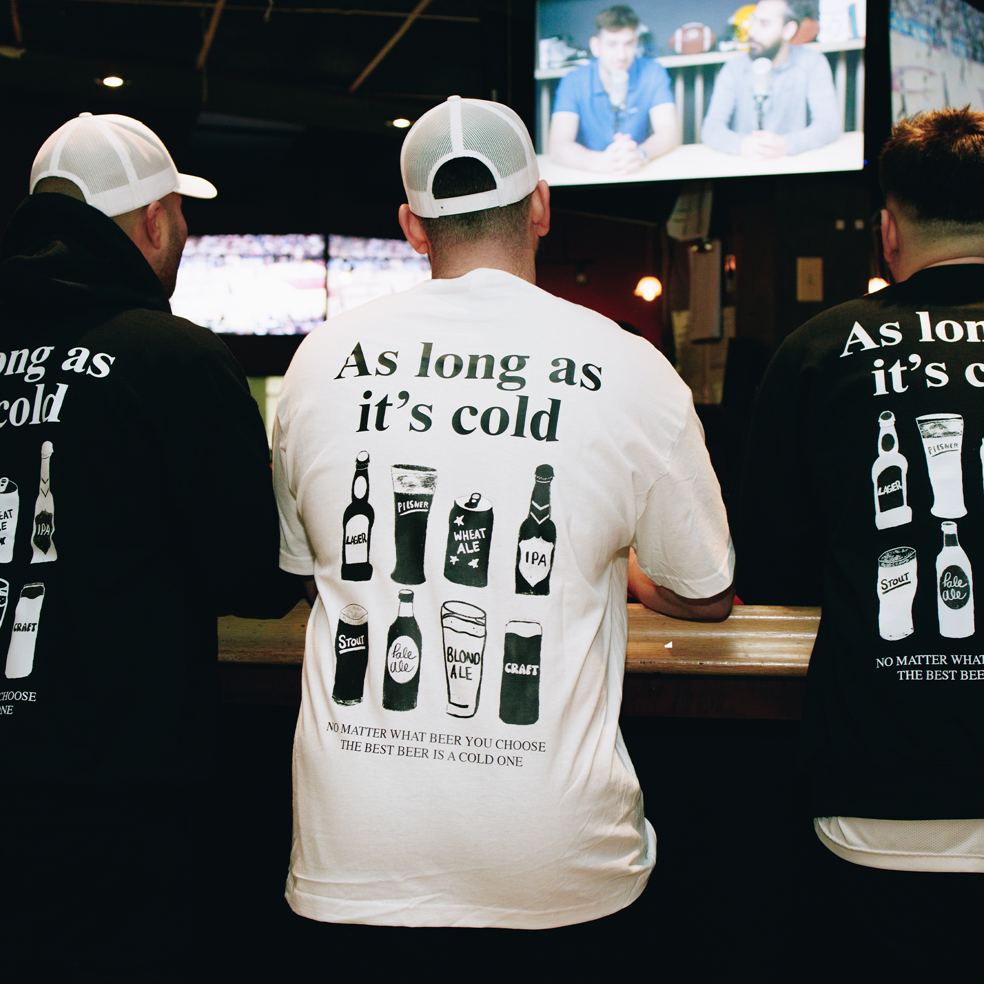 As Long As It's Cold Hoodie - Black
