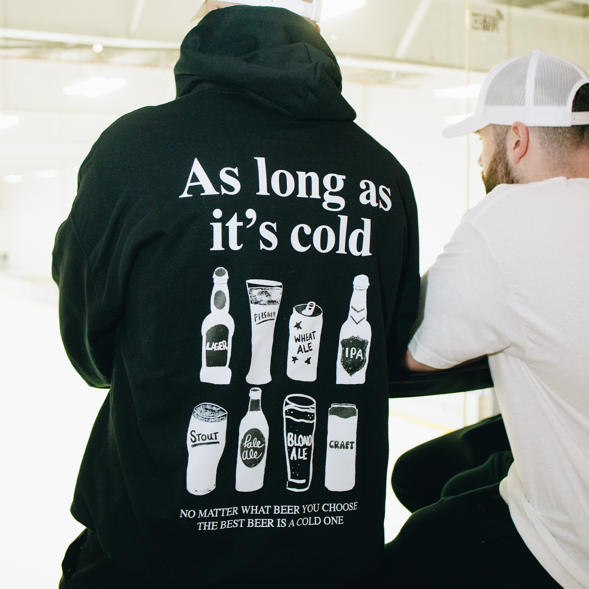 As Long As It's Cold Crewneck - Black
