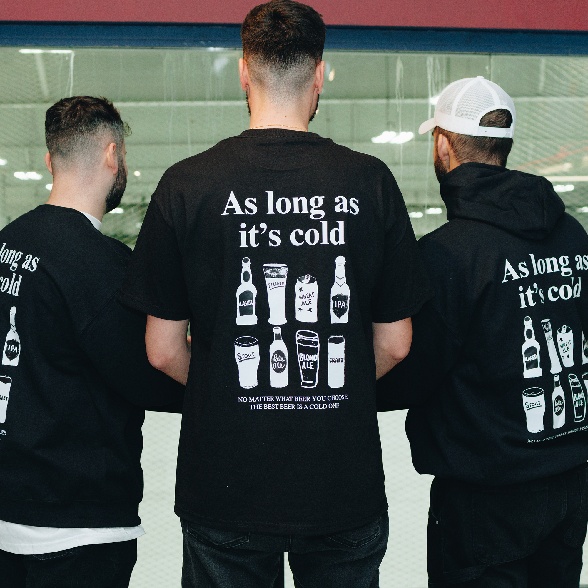 As Long As It's Cold T-Shirt - Black