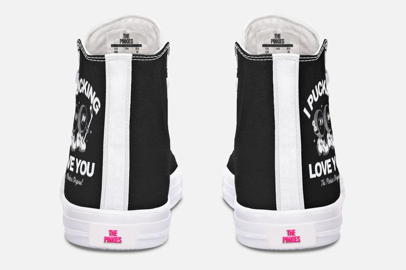 I Pucking Love You Shoes - Black