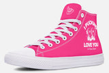 I Pucking Love You Shoes - Pink