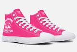 I Pucking Love You Shoes - Pink