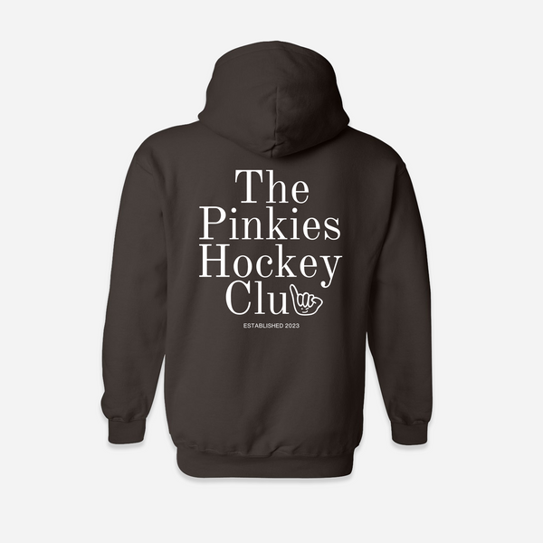 The Pinkies Hockey Club Hoodie - Brown