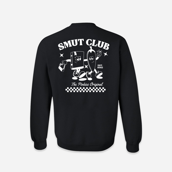 SMUT Club Crewneck - Black