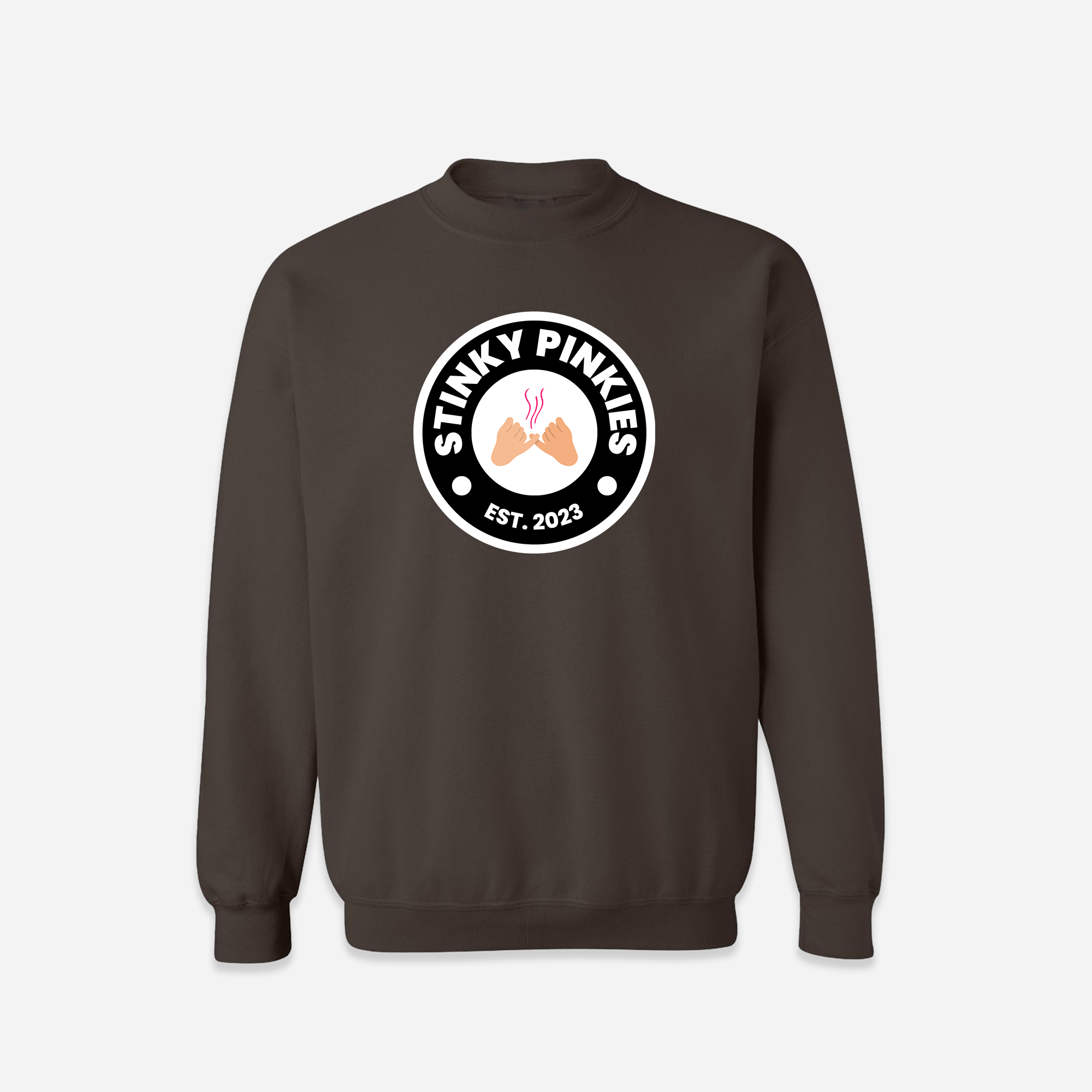 Stinky Pinkies Crewneck - Brown